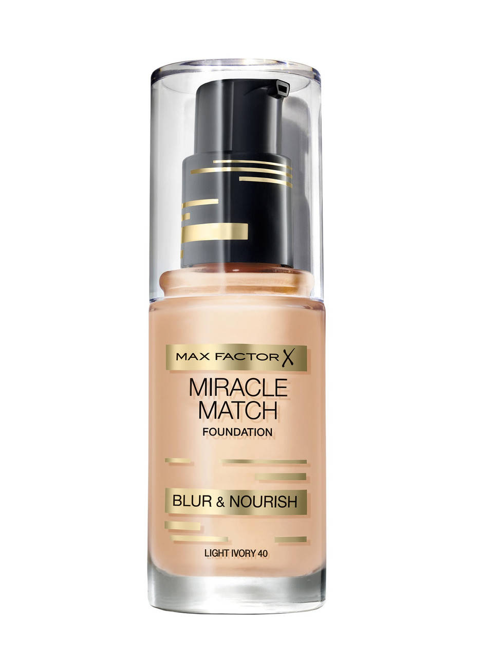 

Тональний крем Max Factor Miracle Match Foundation Blur & Nourish №40 Light ivory