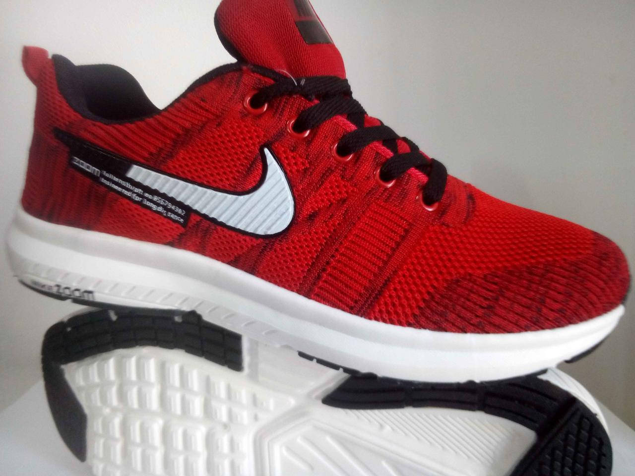 

Мужские кроссовки Nike zoom FLYKNIT Max , кросівки чоловічі 42 43 44 45 размер 45, Красный