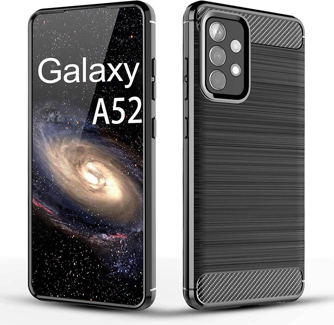 

Защитный чехол-бампер для Samsung Galaxy A52 A525F, Черный