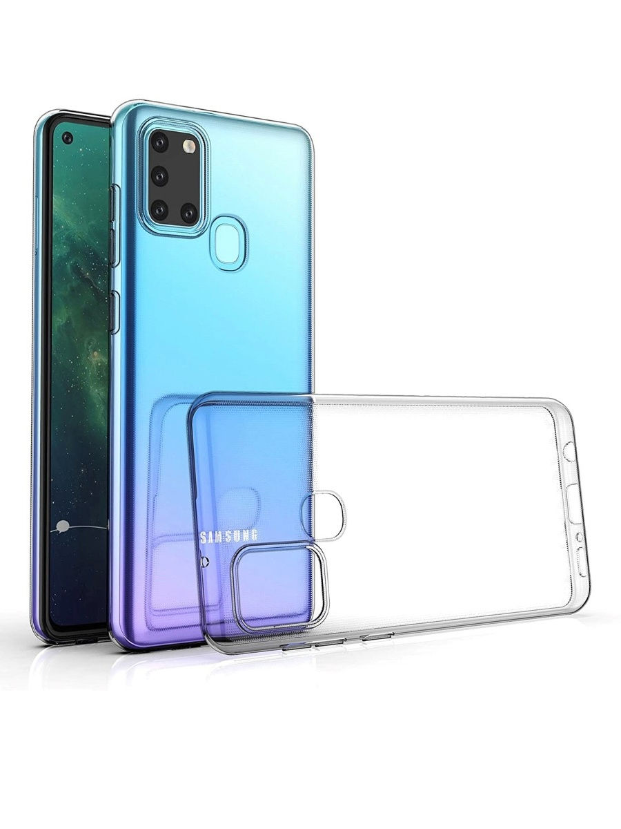 

Прозрачный чехол для Samsung A21s / накладка на самсунг а21с / бампер силиконовый для samsung a21s