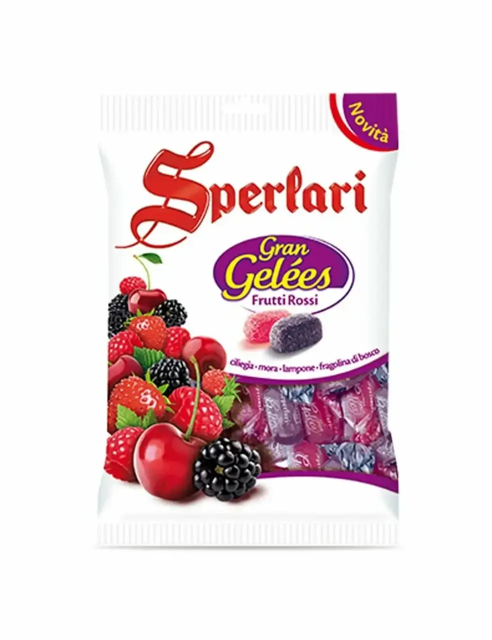 

Жевательные конфеты Sperlari Gelees Fruitti Rossi 600g