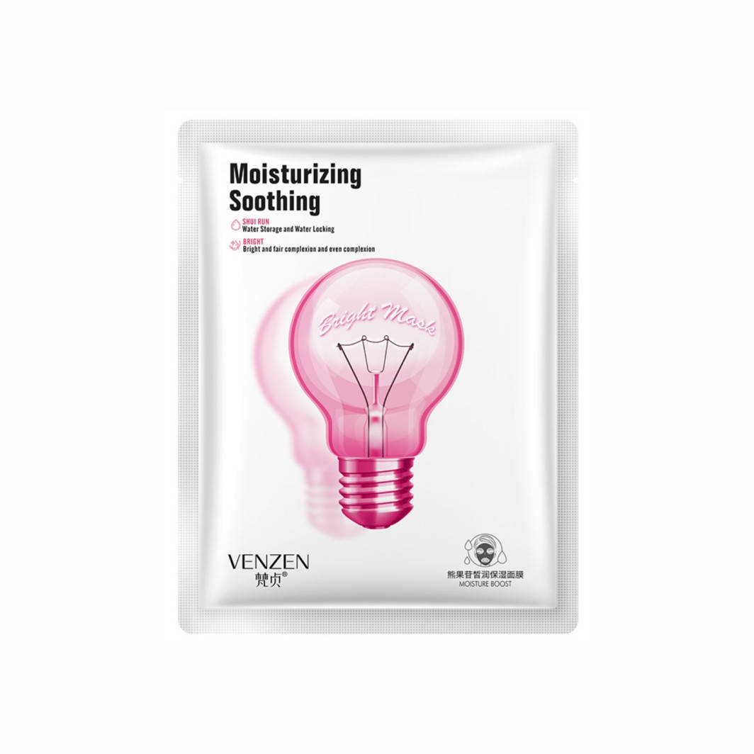 

Освежающая тканевая маска для лица Venzen Moisturizing Soothing Bright Mask