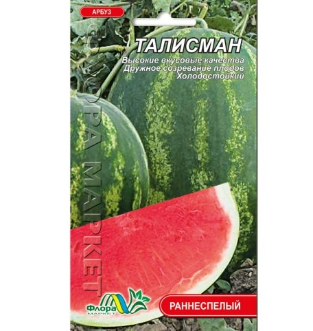 

Арбуз Талисман очень ранний 60-65 дней 2 г