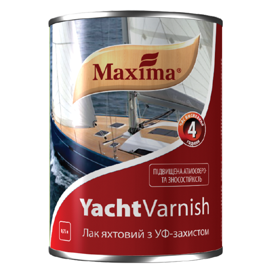 

Лак яхтный Maxima глянцевый (2,5л)