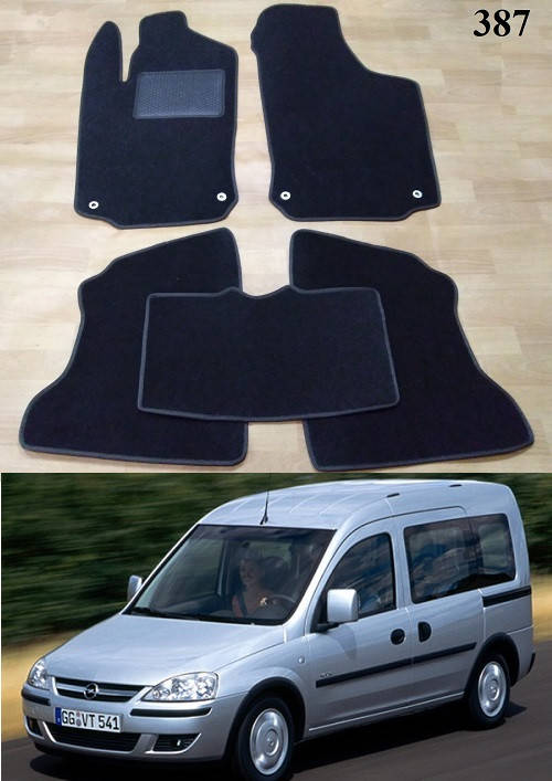 

Ворсовые коврики на Opel Combo '01-11