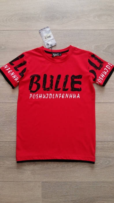 

Футболка для мальчика 11,12, лет, BOLD, красная Bulle, рост 146-152