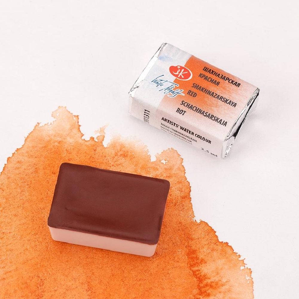 

Акварельна фарба "Білі Ночі", кювета, Шахназарська червона