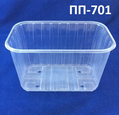 

Упаковка пластиковая для ягод (фруктов) глубокая ПП-701 (на 1кг)