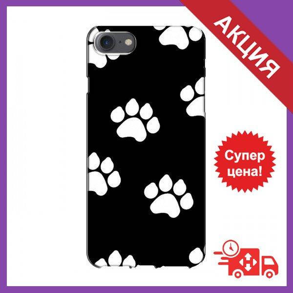 

Силиконовый чехол для Айфон 7 / Чехол с изображением на iPhone 7 / Силиконовый бампер на iPhone 7 (Следы