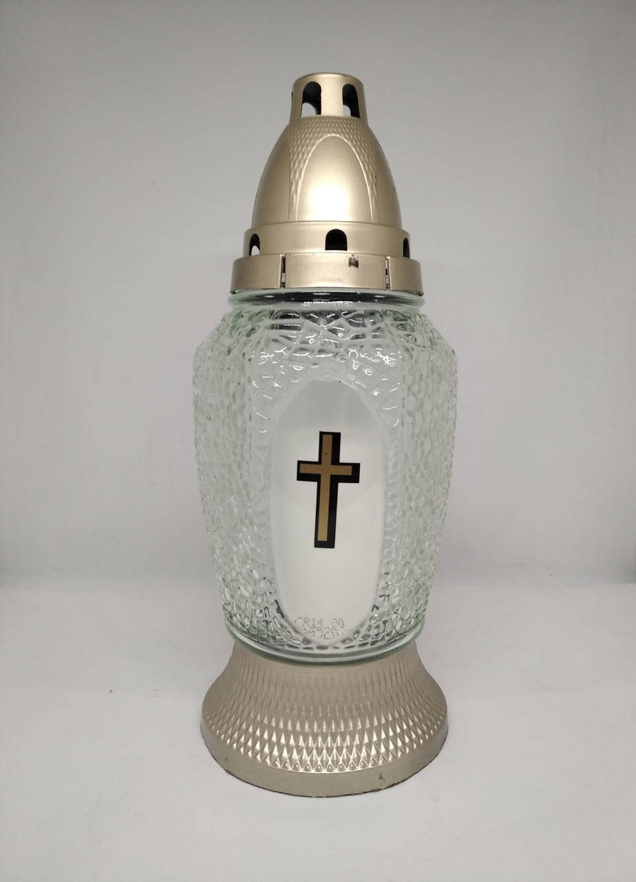 

Лампадка стеклянная 25 ч. (21 см.) 8шт / ящ (320Вт)