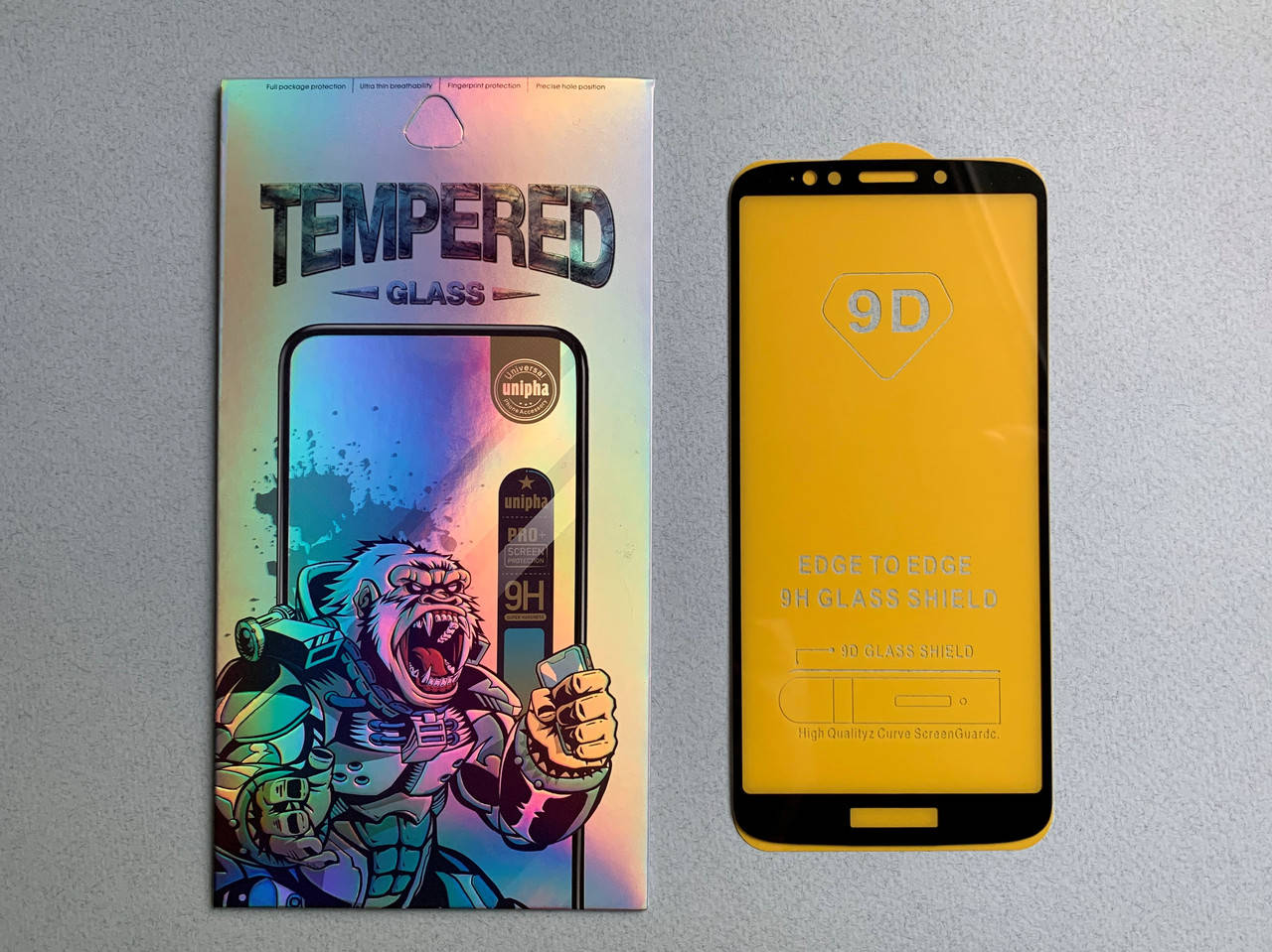 

Motorola Moto E5 Plus (XT1924-1) стекло защитное ПОЛНОЕ 9D