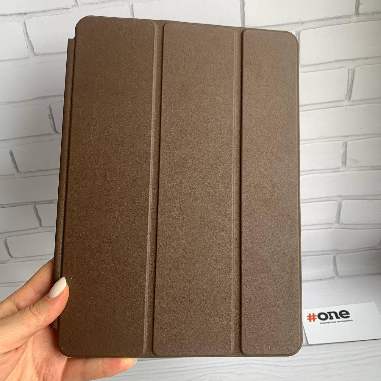 

Чехол книга для Apple iPad 10.2 2019 смарт кейс с микрофиброй чехол книжка на айпад 10.2 коричневая TCS, Коричневый