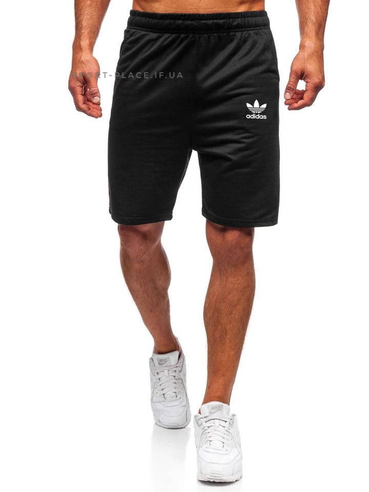 

Мужские шорты Adidas (Адидас) черные (чоловічі шорти), Черный