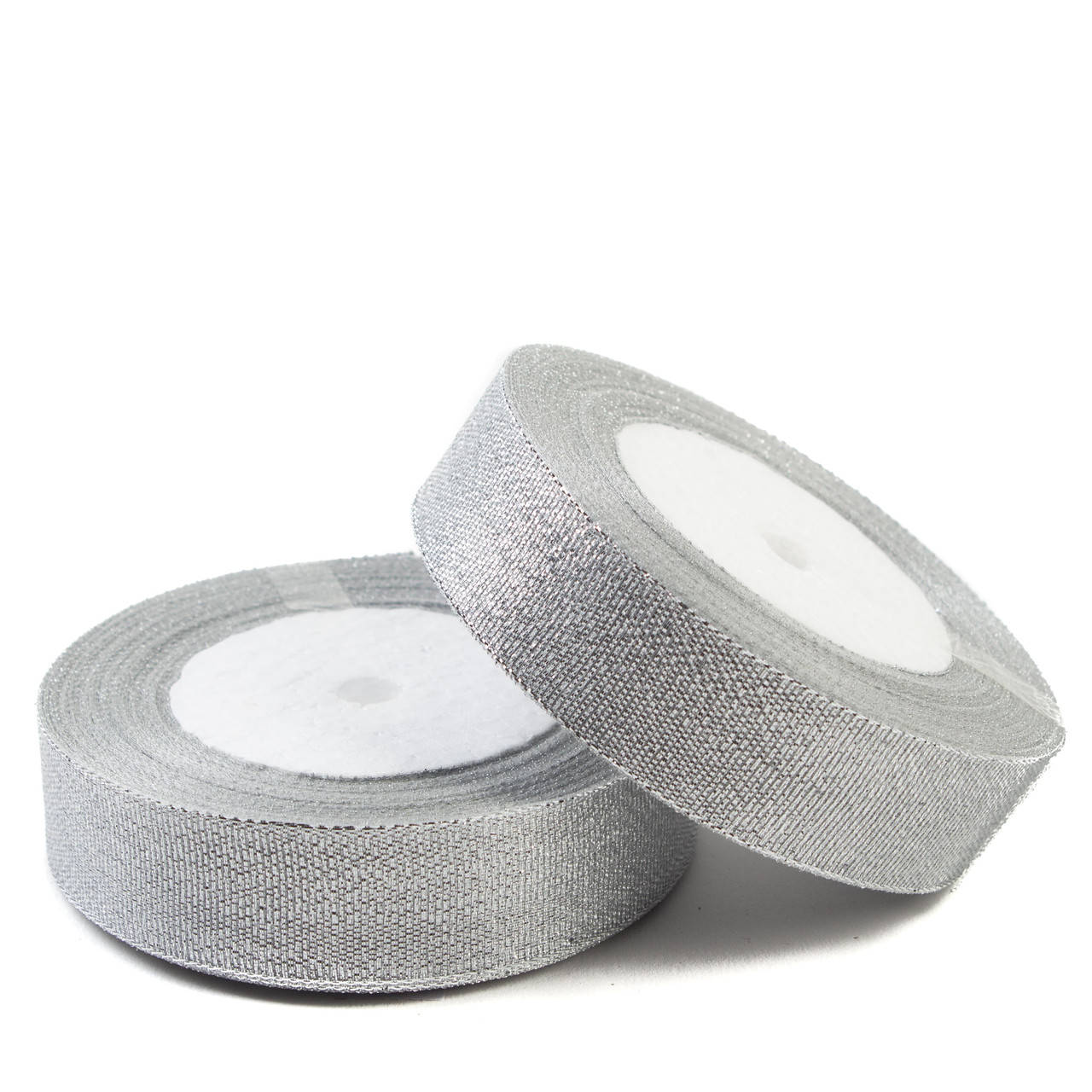 

Лента парчовая 2,5 см (23 м) серебро