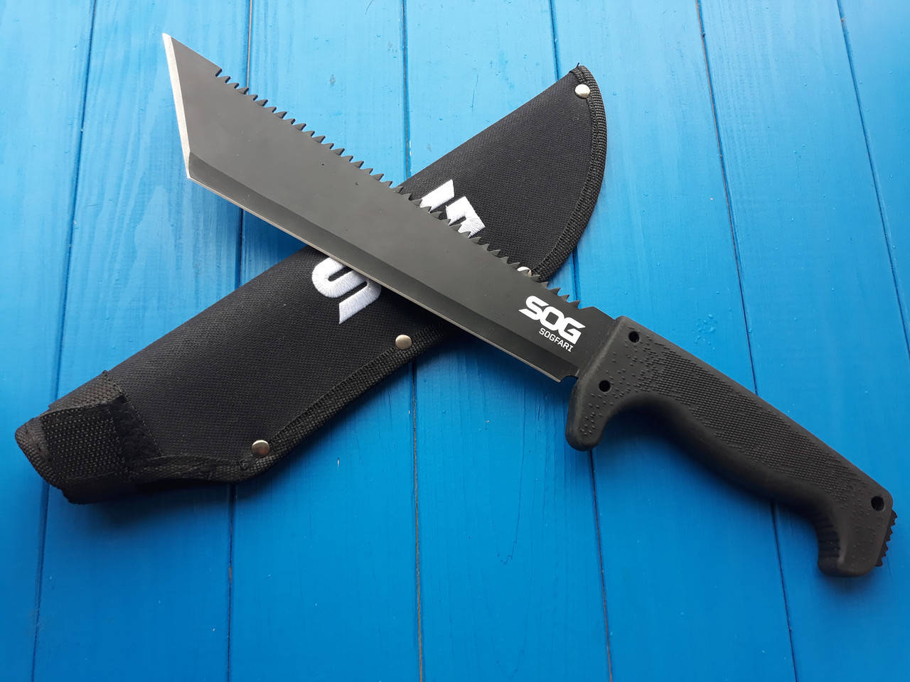 

Мачете SOG SogFari Tanto 10" с, Черный