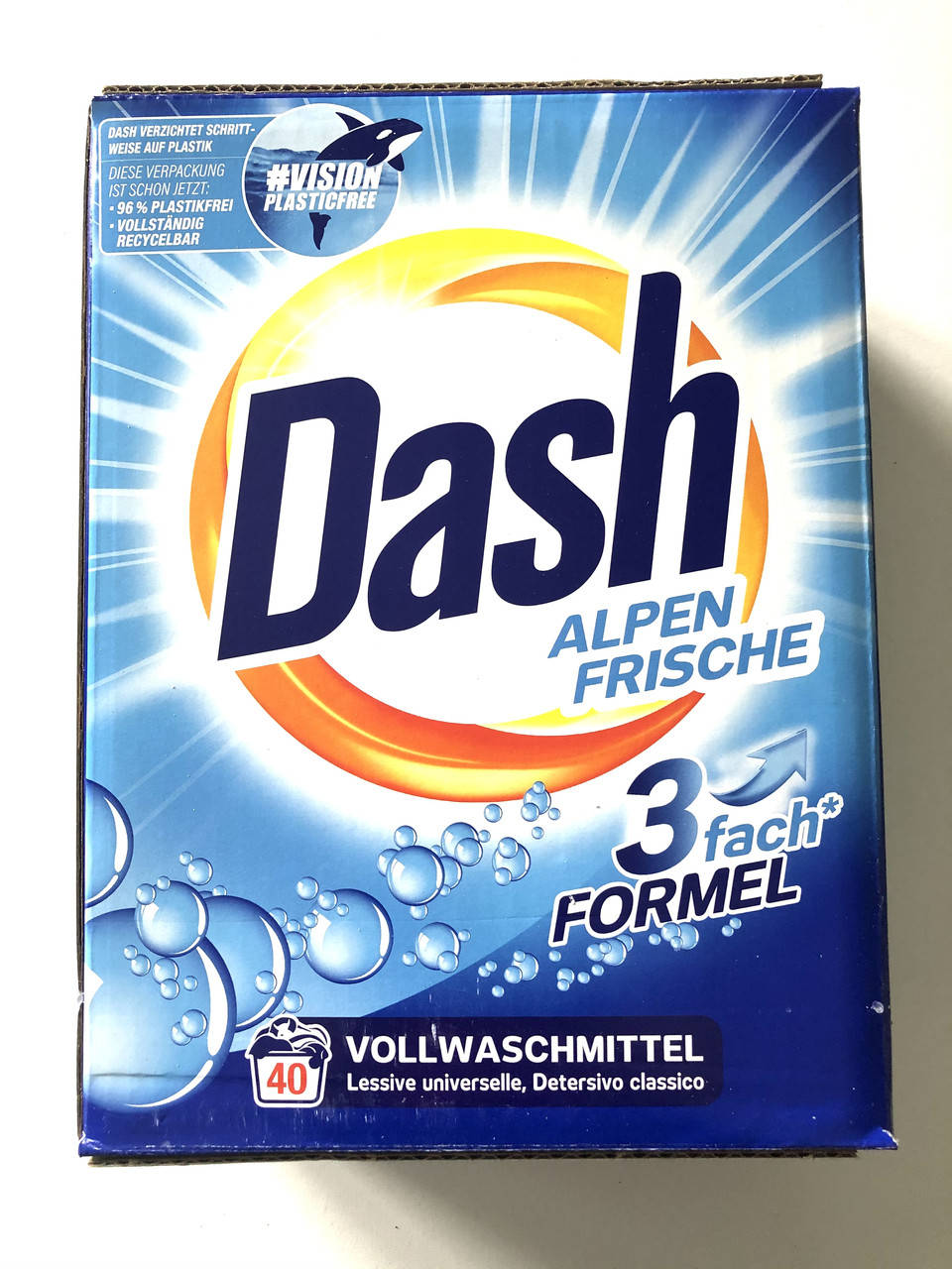 

Стиральный порошок Dash ( универсальный), 2,6 кг, 40 стирок
