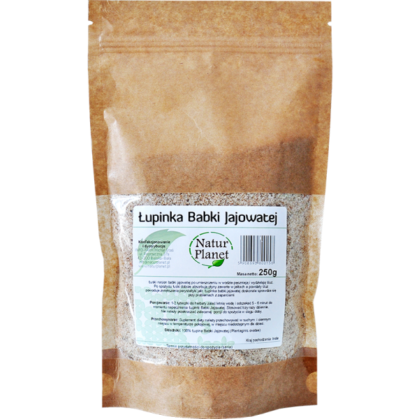 

Псиллиум шелуха семян подорожника psyllium 250 g Natur Planet Индия