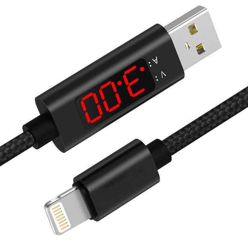 

Кабель USB XoKo Display Lightning Cable Black (SC-150i), Черный