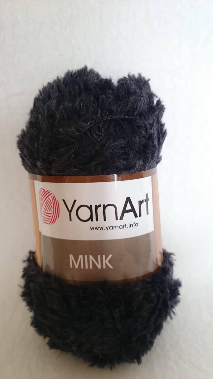 

Пряжа YarnArt Mink, производство Турция, цвет - графит
