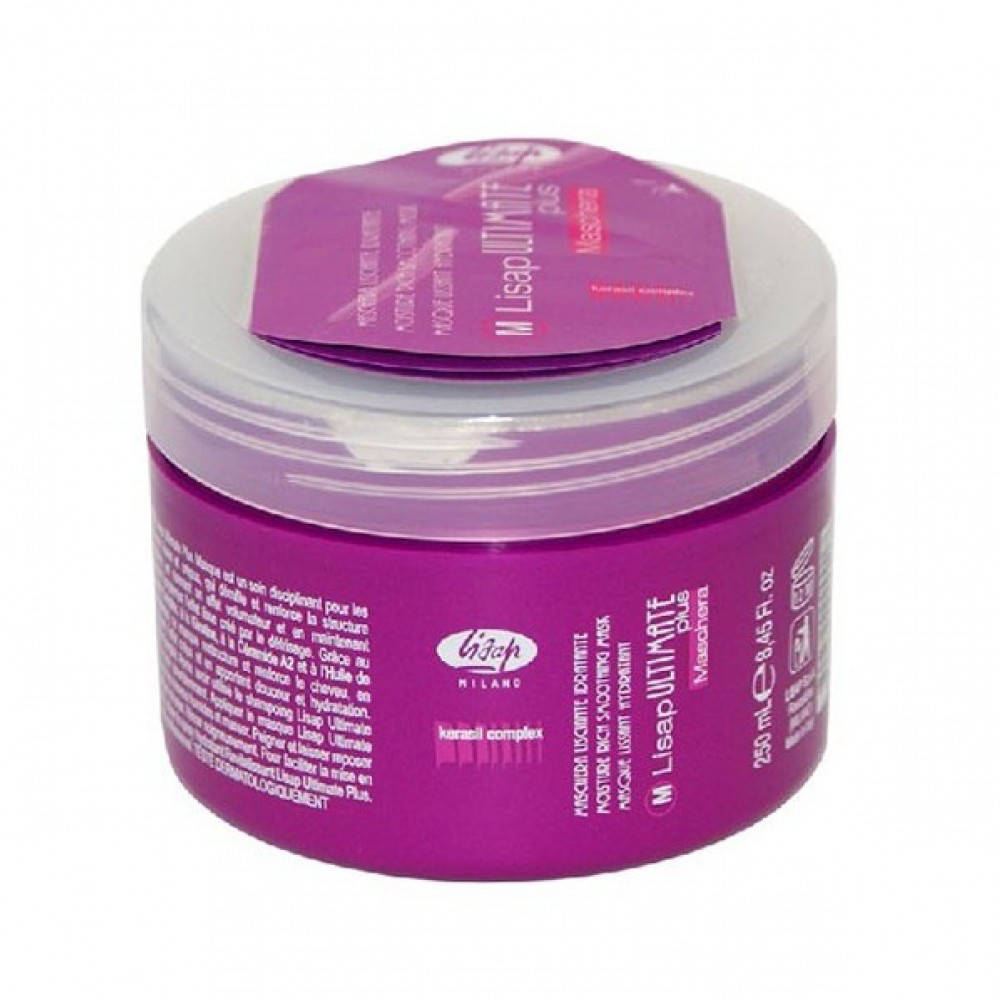 

Распрямляющая маска Lisap Ultimate Plus Moisture Rich Smoothing Mask 250 мл