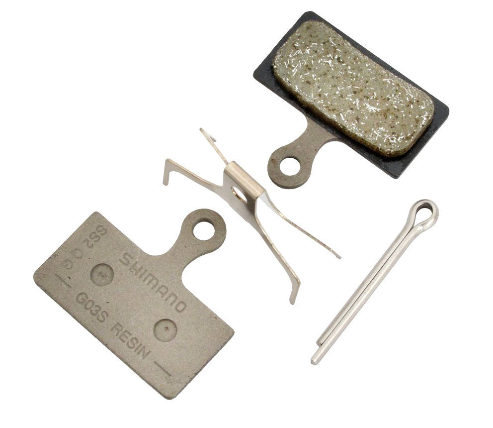 

Тормозные колодки дисковые Shimano G03S Resin (Deore, SLX, XT, XTR, Alfine), органика / полимер