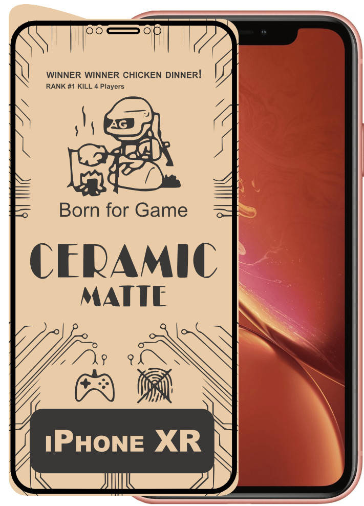 

Защитная пленка керамическая Ceramic iPhone XR (матовая)