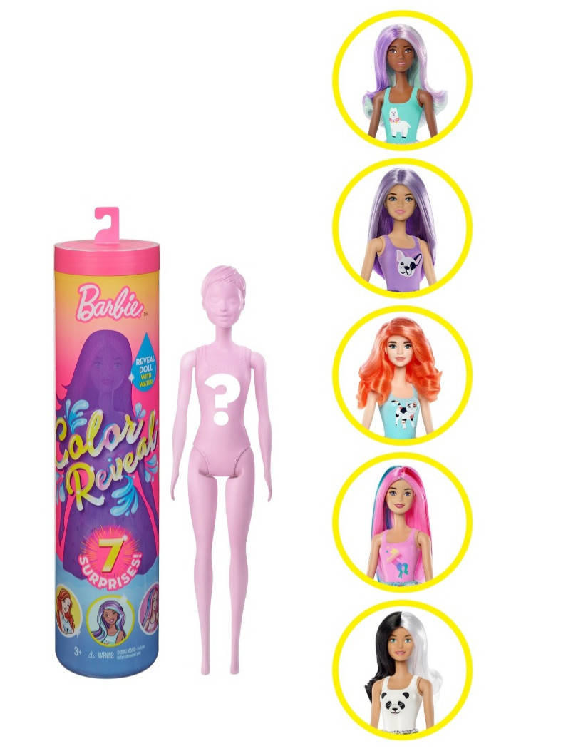 

Кукла сюрприз Barbie Color Reveal