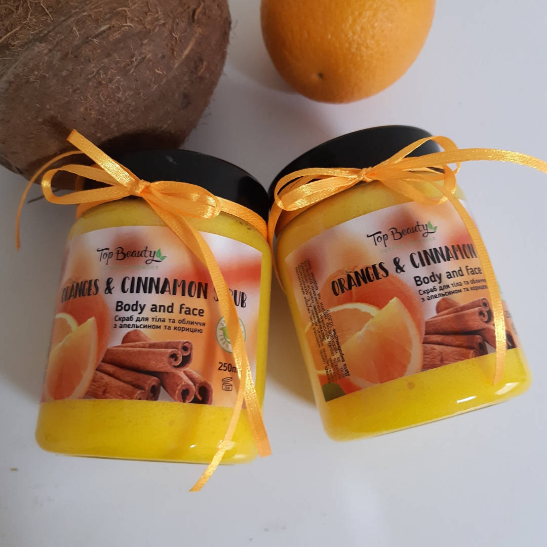 

Скраб для тела Top Beauty банка 250 мл Orange-Сinnamon
