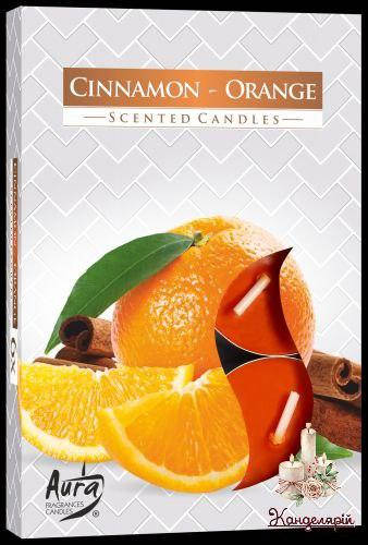 

Свечи чайные ароматические (таблетки) Cinnamon-orange, Белый