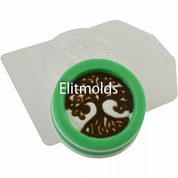 

Пластиковая форма Дерево на кругу 75 г