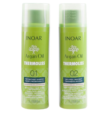 

Кератин Inoar Thermoliss Иноар Термолис Набор для кератинового выпрямления 2х1000 мл