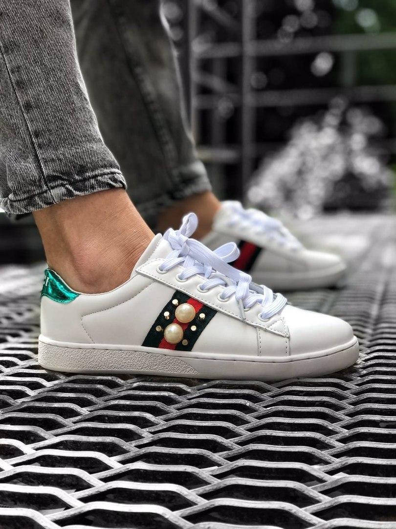 

Кроссовки Gucci "Белые", Белый