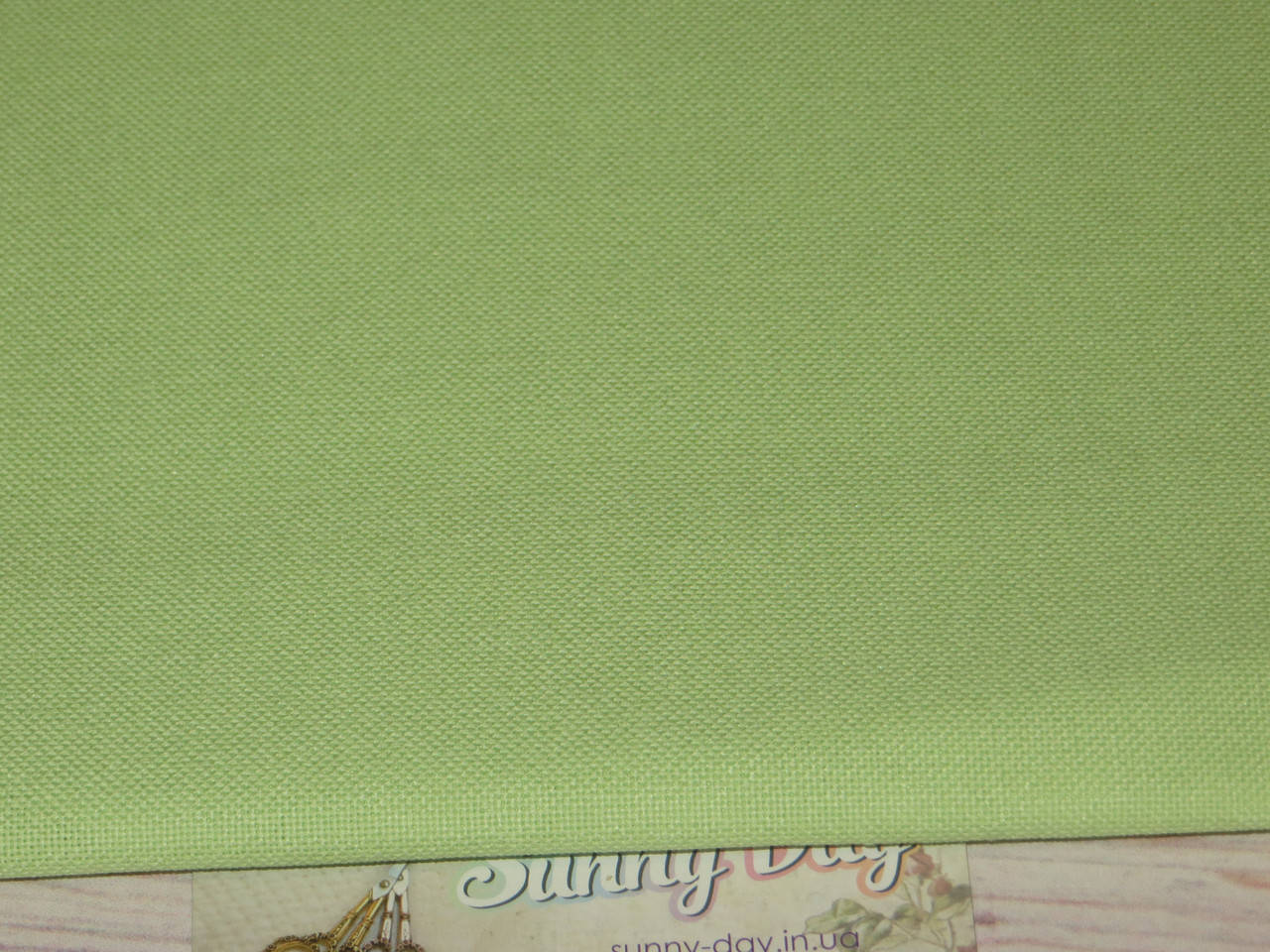 

3984/6122, Murano Lugana, цвет - Lime (лайм), 32ct 50х70см