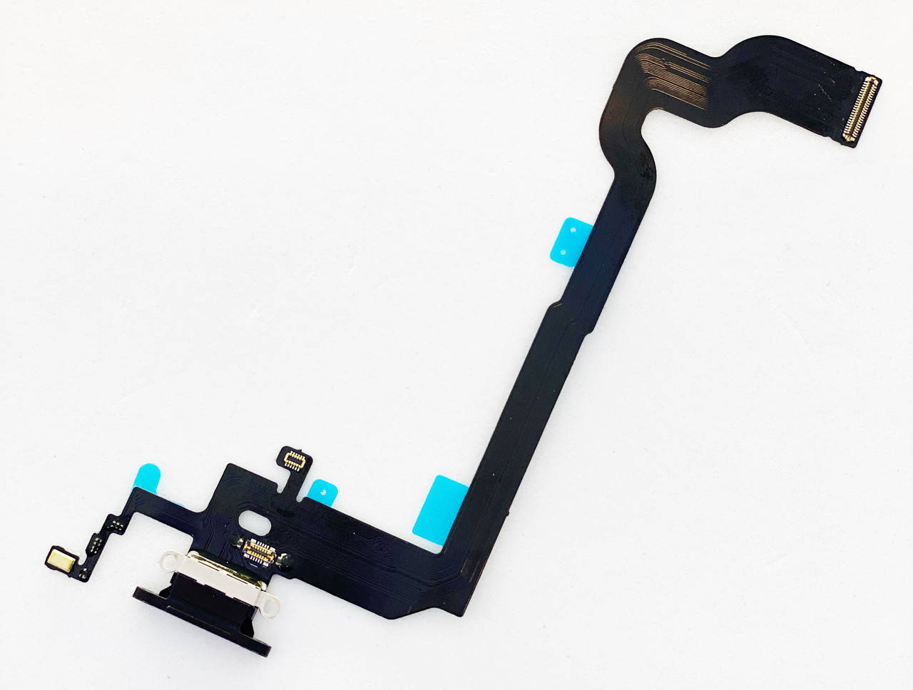 

Шлейф для iPhone X, с разъемом зарядки, с микрофоном, цвет черный, оригинал