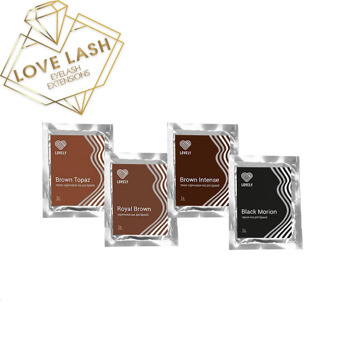 

Хна для бровей TM Lovely, саше (1 гр.) Светло-коричневая «Brown Topaz»