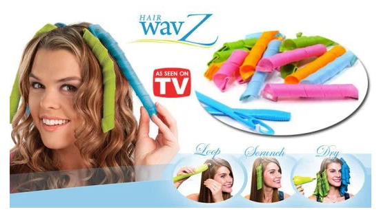 

Бигуди спиральные Hair WavZ набор 12 шт (KG-1540)