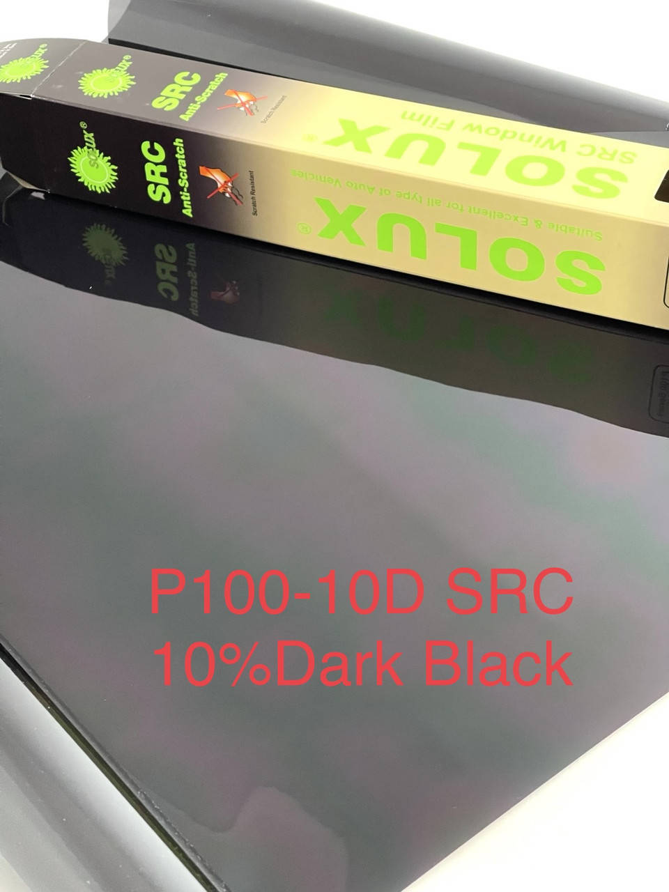 

Р100 SRC 10%Dark Black Тонировочная плёнка Solux: 50смх3м, Черный