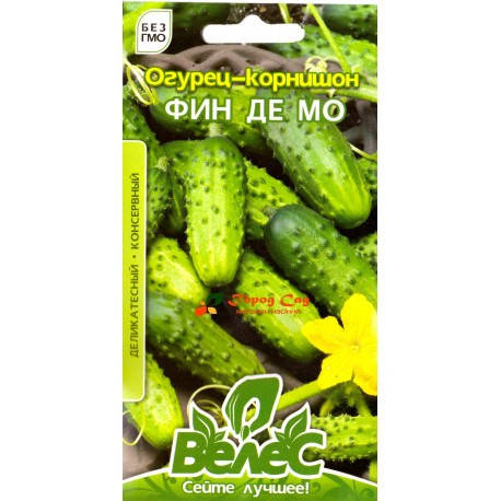 

Семена огурца Фин де Мо (мини-корнишон) 2,5г ТМ ВЕЛЕС