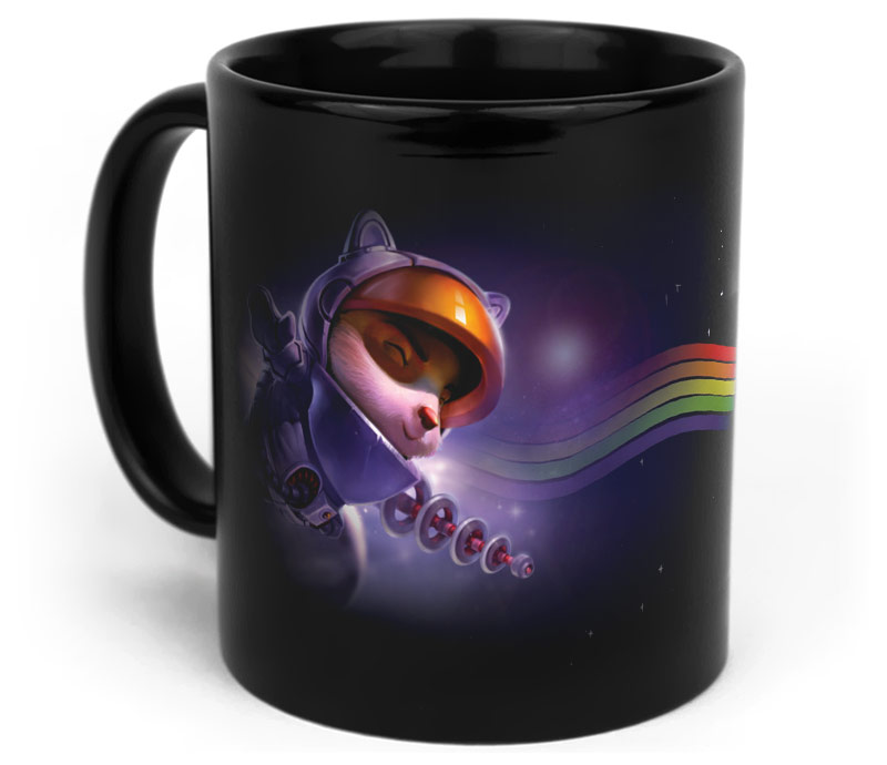 

Кружка Teemo League of Legends, Серый