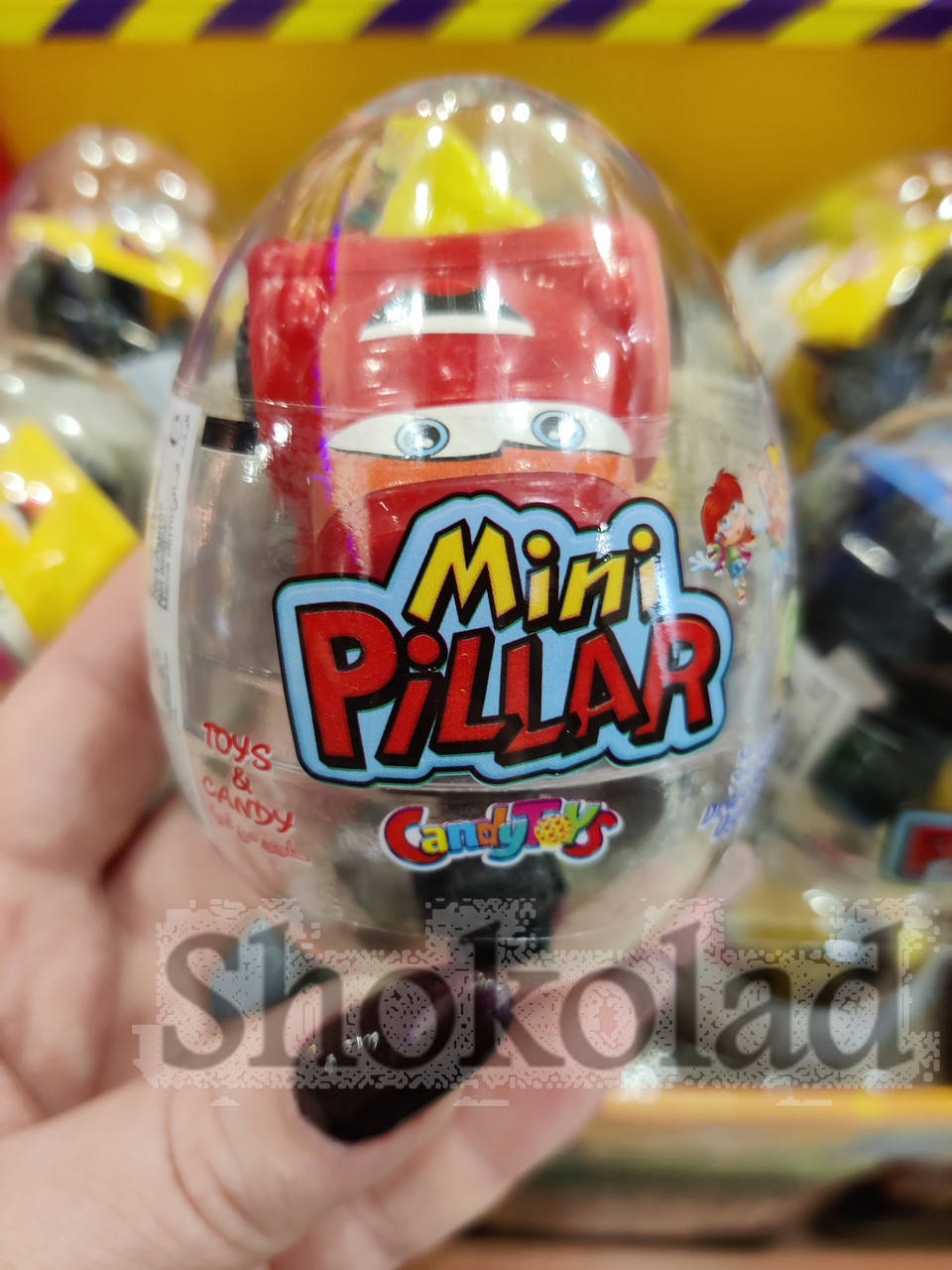 

Яйца сюрприз c игрушкой Mini Pillar для мальчиков