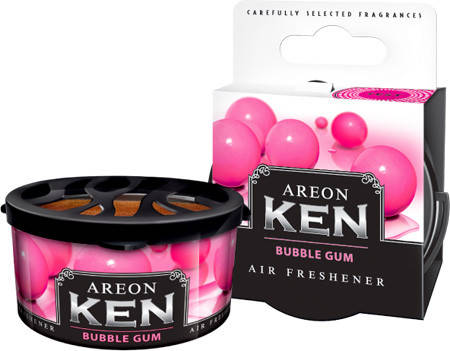 

Ароматизатор Консервы сухие Areon Ken Bubble Gum Бабл гам AK07