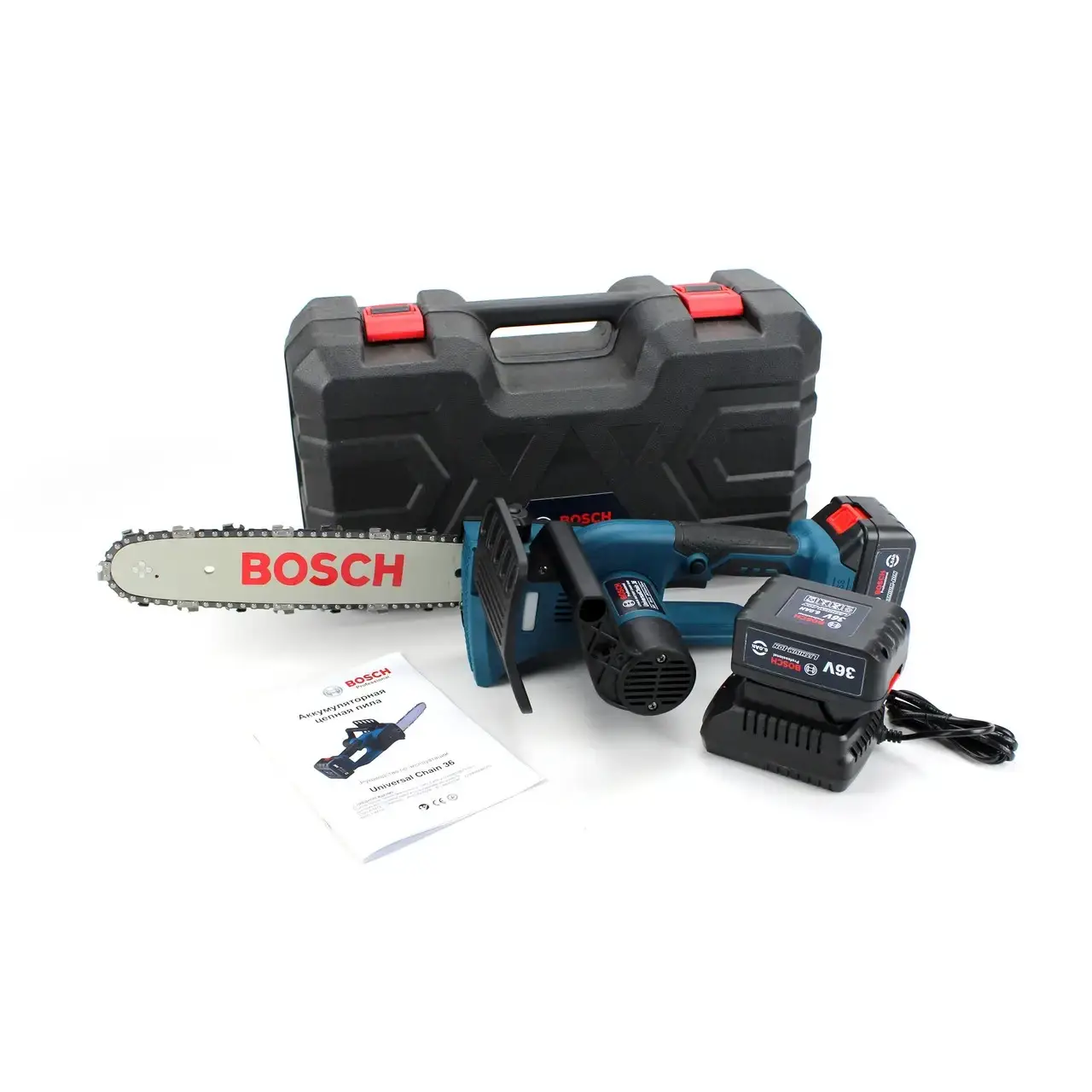 

Аккумуляторная цепная пила Bosch UniversalChain 36 (36V 6.0Ah).