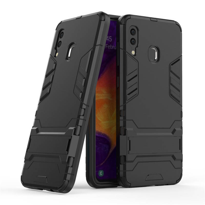 

Чехол Iron для Samsung Galaxy A20 2019 / A205F Бампер противоударный Black, Черный