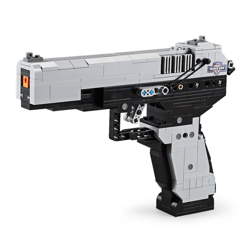 

Конструктор CaDa C81009 "Combat Pistol" 412 деталей, Серый