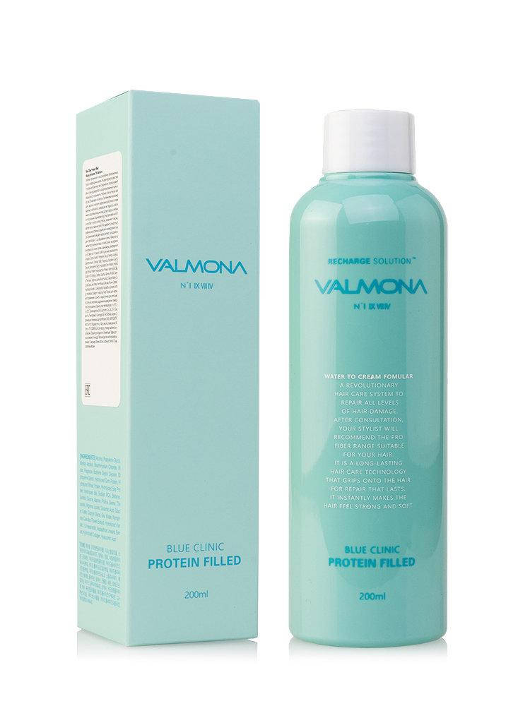 

Увлажняющая маска-филлер для волос с протеинами Valmona Recharge Solution Blue Clinic Protein Filled 200 ml