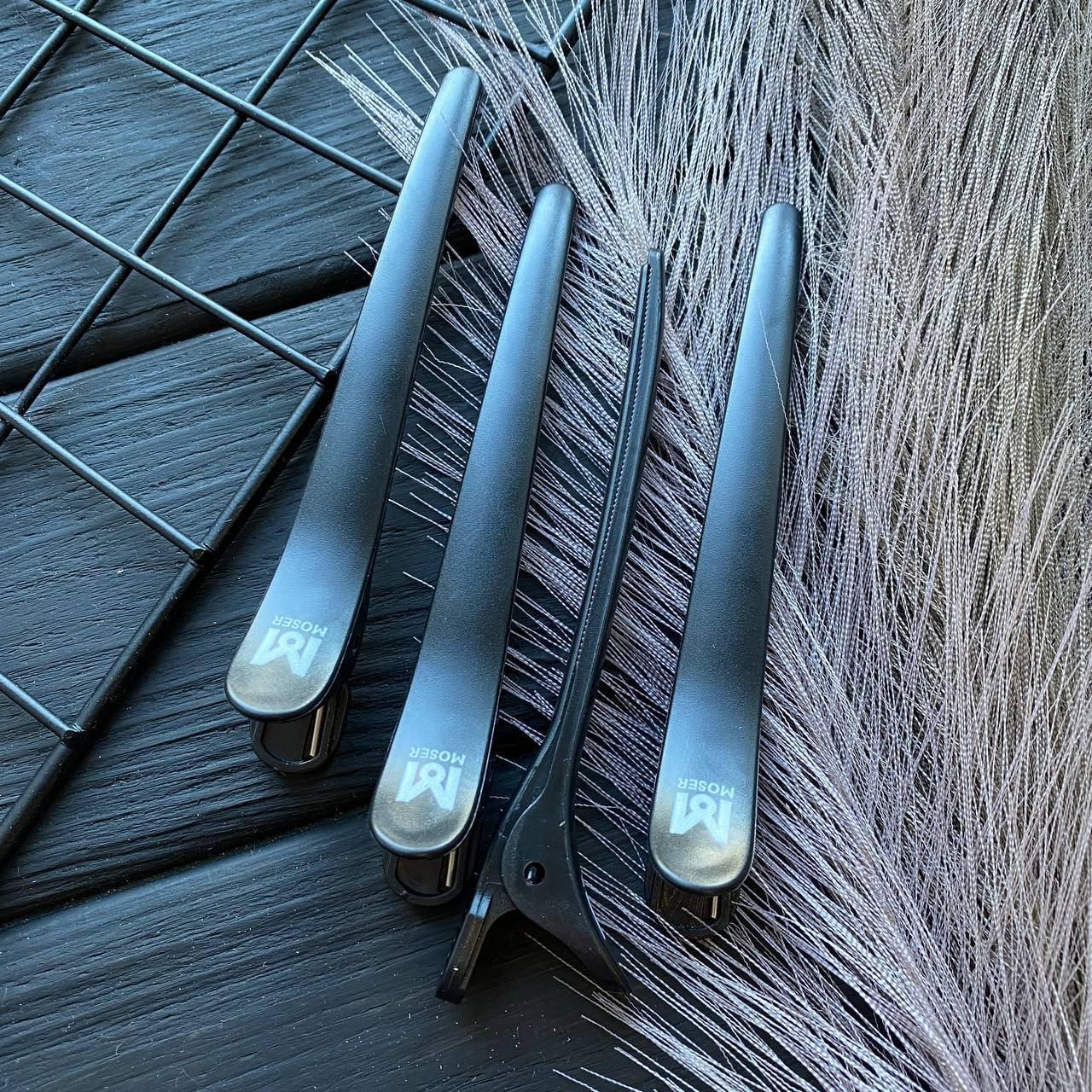 

Зажимы для волос Moser HairClip, 4шт в наборе (0092-0131), Черный