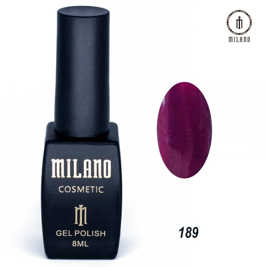 

Гель-лак Milano 8 мл, № 189