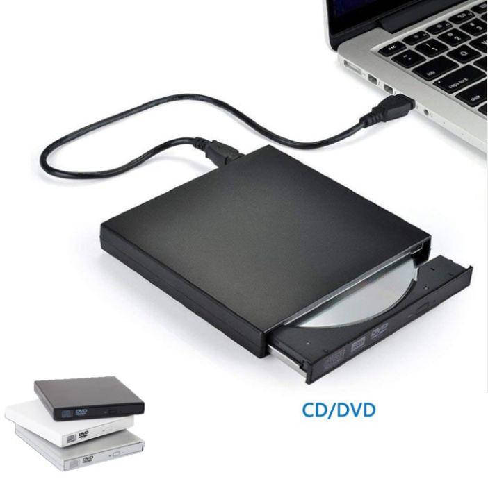 

Внешний пишущий USB 2.0 CD/DVD-RW привод DVD 8X/CD 24X сд двд