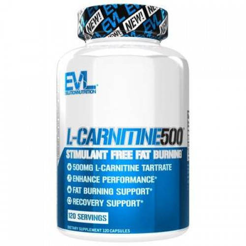 

Карнитин L-CARNITINE 500 /120 CAPS Evlution Nutrition