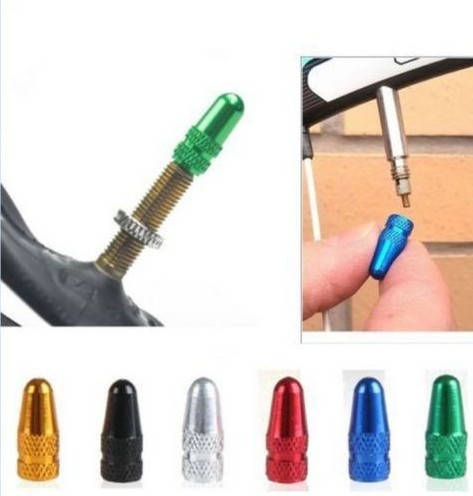 

Колпачки на ниппель алюминиевые ЧПУ Преста (Presta) стандартные